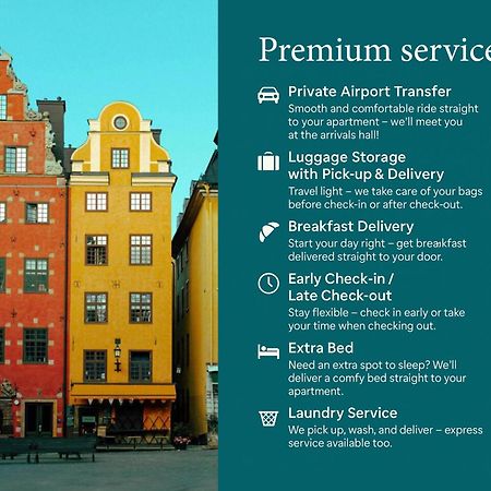 Apartmán Laegenhet Med Fantastiskt Laege Stockholm Exteriér fotografie